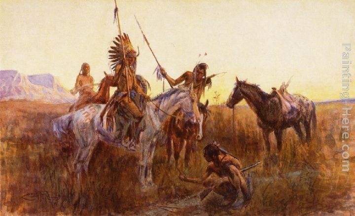 Charles Marion Russell The Lost Trail